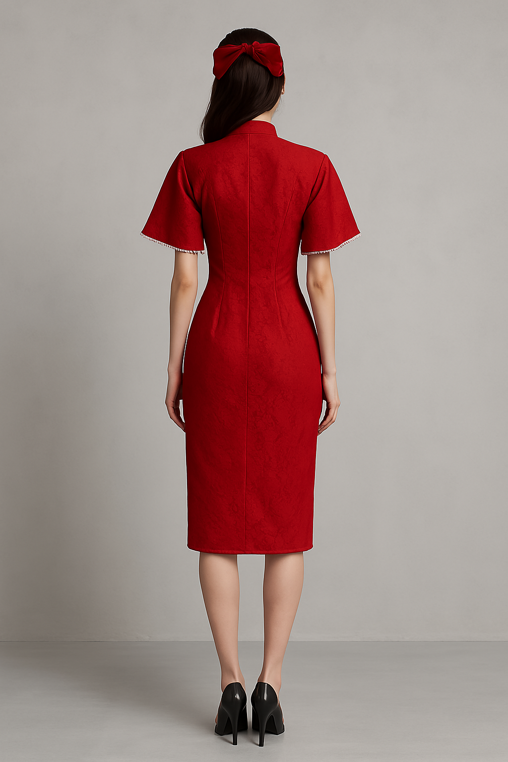 Red Lace Cheongsam