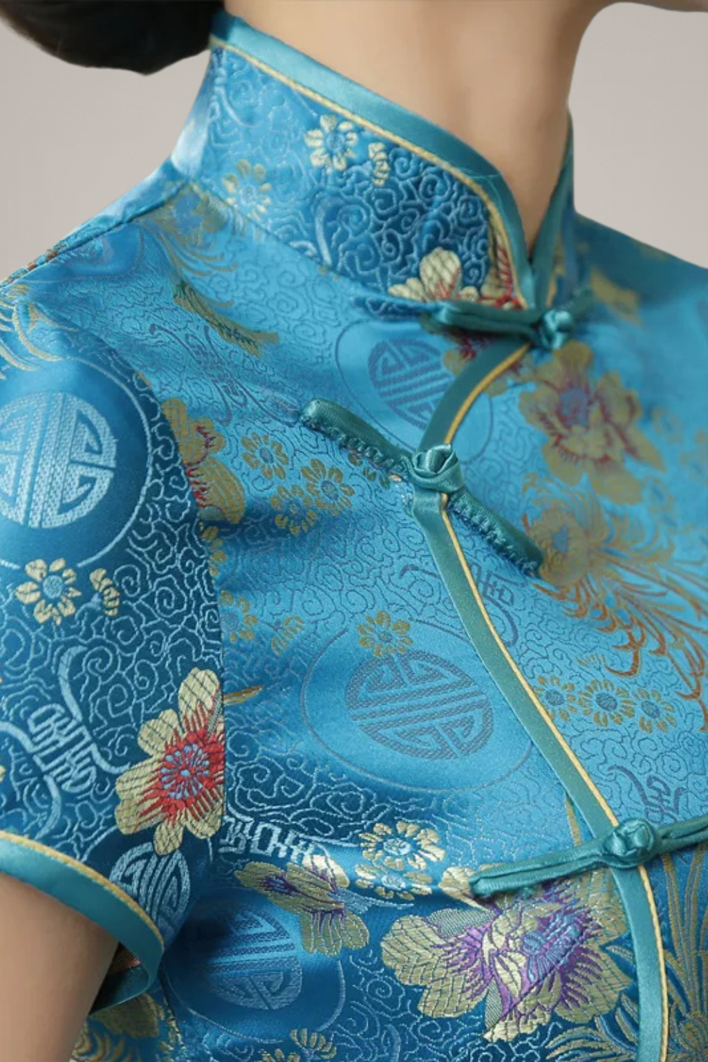 Light Blue Chinese Dress