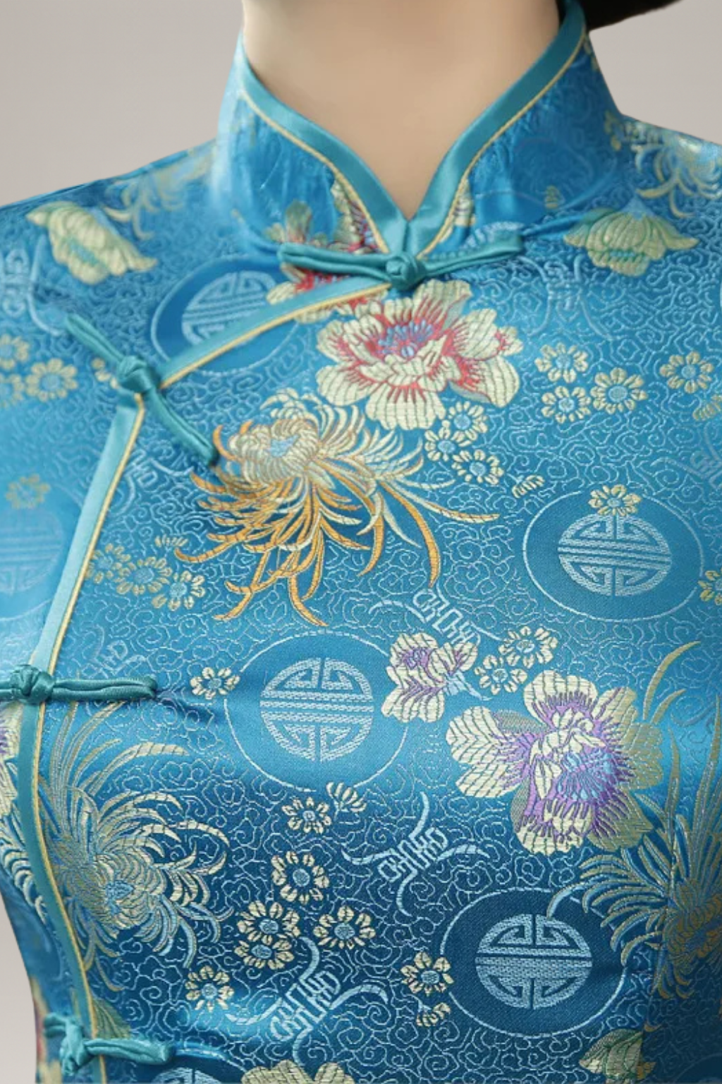 Light Blue Chinese Dress